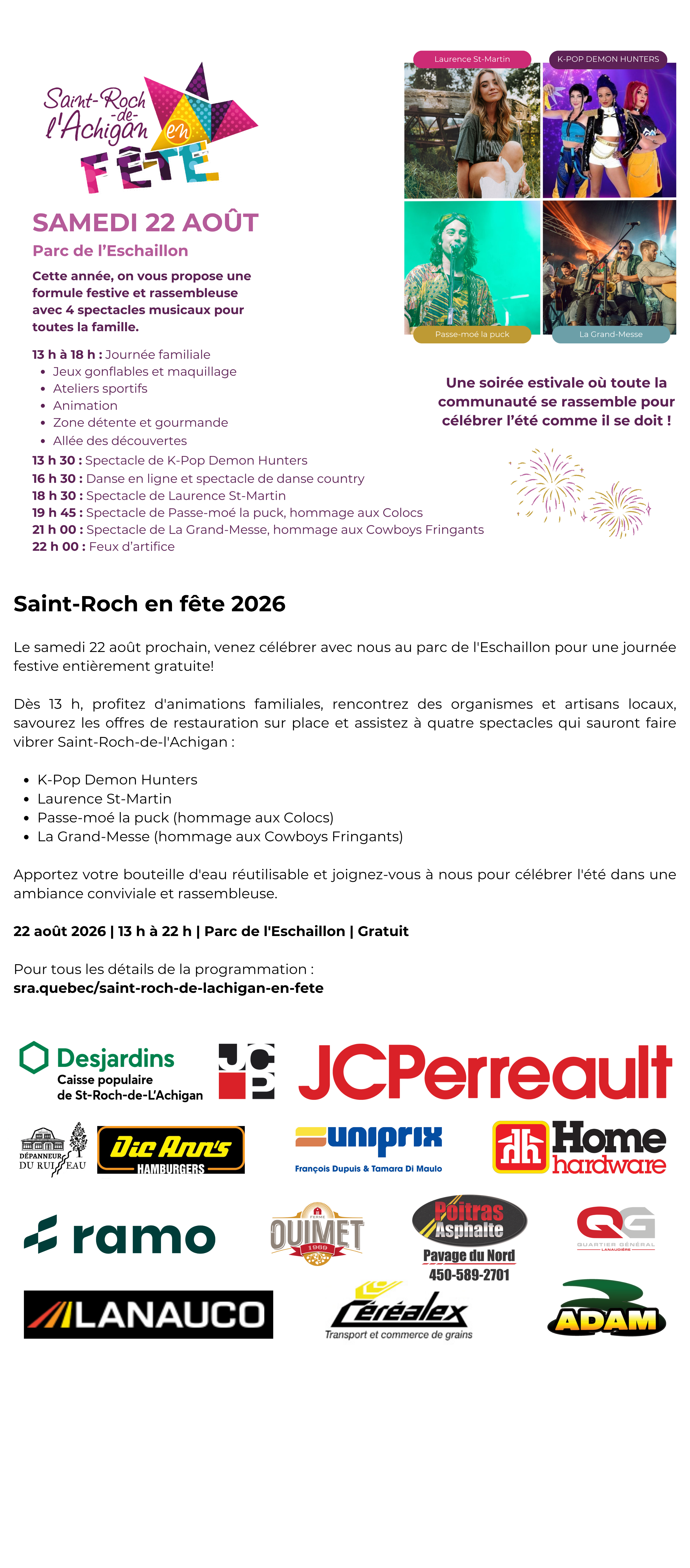 St-Roch en fête 2026